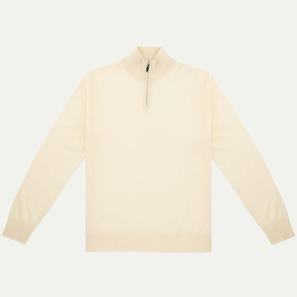 Off White quarter zip